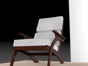 armchair Model 3D