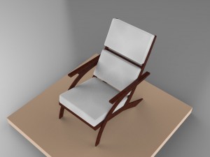 armchair Model 3D