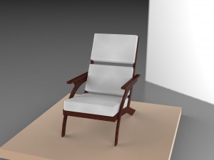armchair Model 3D