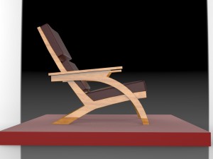 armchair Model 3D