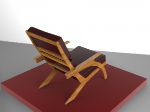 armchair Model 3D