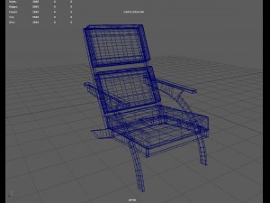armchair Model 3D