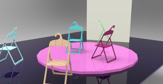 stool Model 3D .c4d .max .obj .3ds .fbx .stl .blend