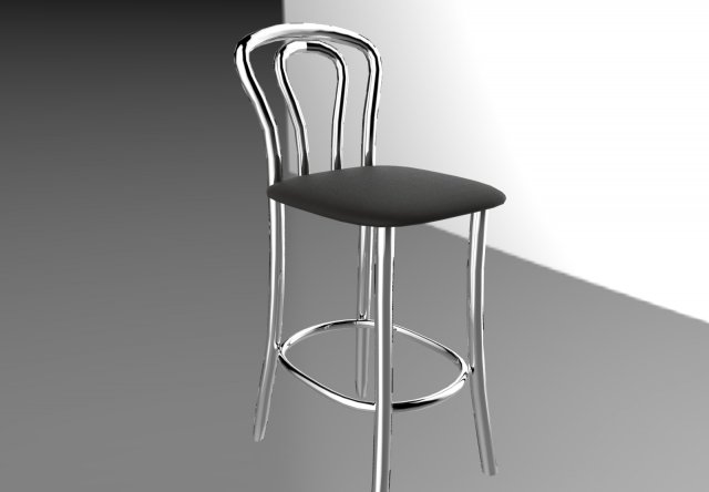 barstool 3D 모델 .c4d .max .obj .3ds .fbx .stl .blend