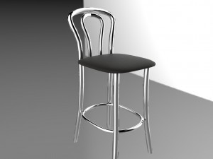 barstool 3Dモデル