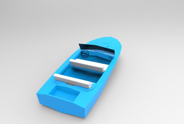 lodka 3Dモデル .c4d .max .obj .3ds .fbx .stl .blend 