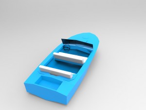 lodka 3D Model