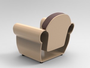 chair 3D मॉडल