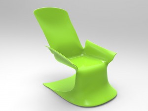 kreslo Modèle 3D