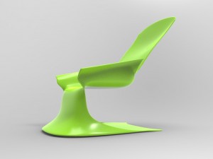 kreslo Model 3D