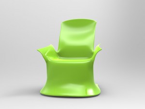 kreslo Model 3D