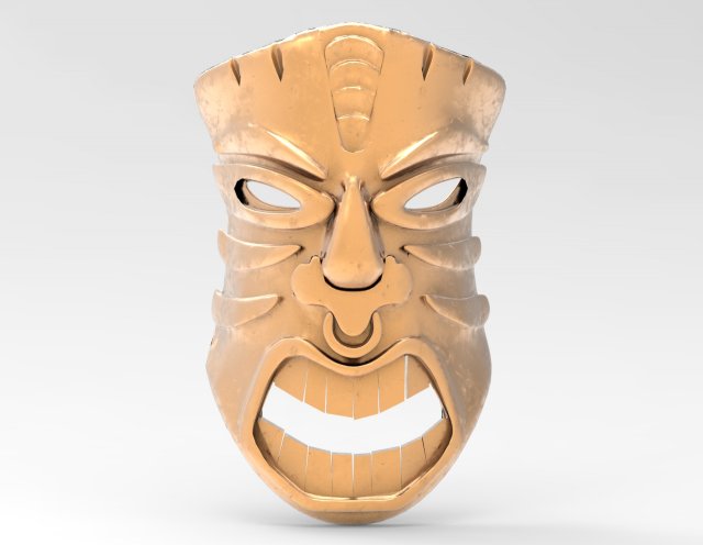masca Model do druku 3D .c4d .max .obj .3ds .fbx .stl .blend 