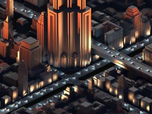 capstone city 3D Model