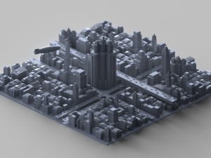 capstone city Modelo 3D