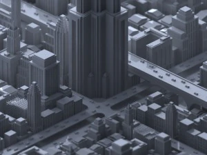 capstone city 3D Model