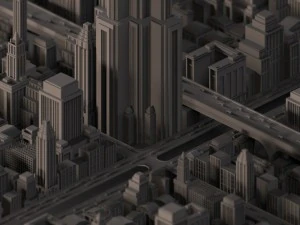 capstone city 3D Model