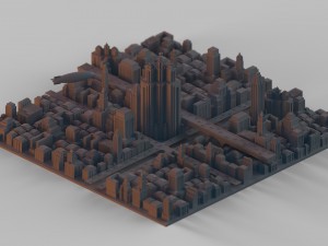 capstone city Modelo 3D