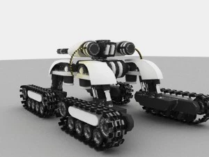 drone devastatore Modello 3D