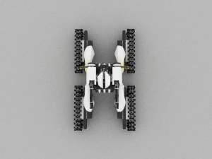 drone devastatore Modello 3D