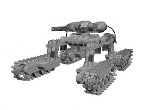 drone devastatore Modello 3D