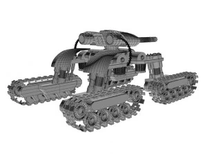 drone devastatore Modello 3D