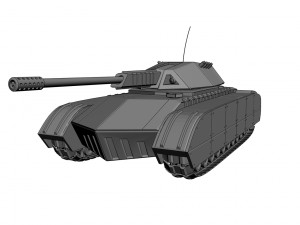 rhino tank Modèle 3D