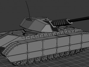 rhino tank Modèle 3D