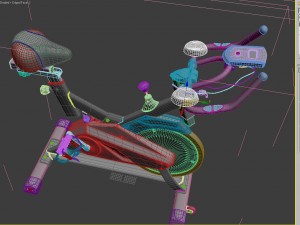 fitness bike Modelo 3D