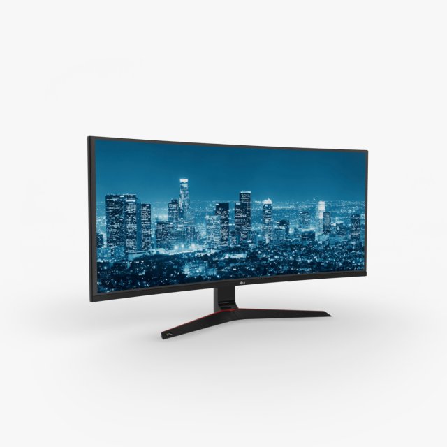 lg 34uc89g-b Modèle 3D .c4d .max .obj .3ds .fbx .stl .blend