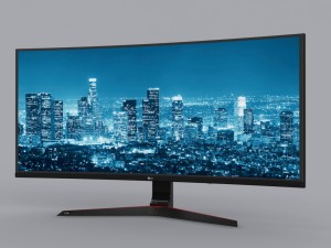 lg 34uc89g-b Modèle 3D