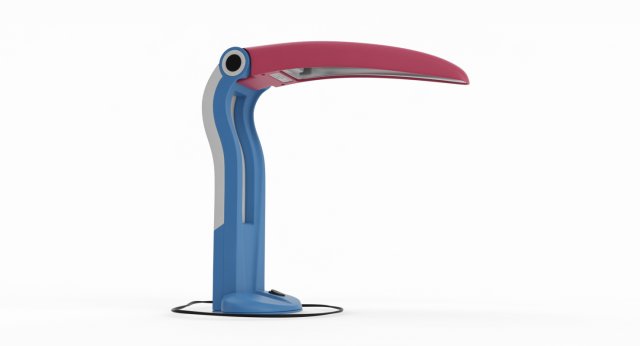 toucan lamp 3D in 3DExport