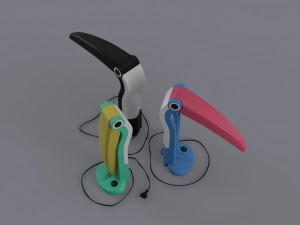 toucan lamp 3D Model