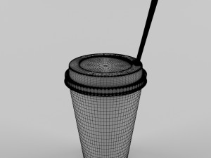 paper coffee cup Modello 3D
