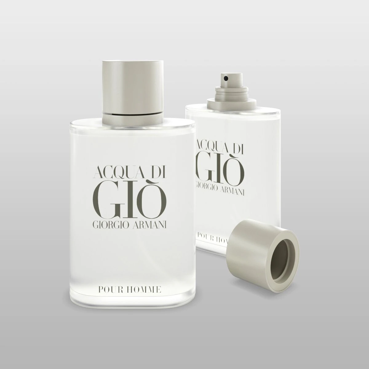giorgio armani acqua di gio eau de toilette 3D Model .c4d .max .obj .3ds .fbx .stl .blend