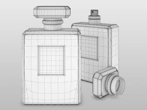 Coco noir eau de parfum 3D Model