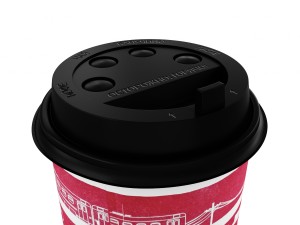 paper cup for hot drinks 3D Model