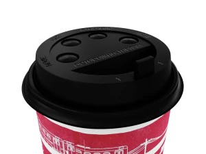 paper cup for hot drinks 3D Model