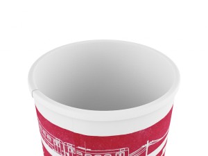 paper cup for hot drinks 3D Model