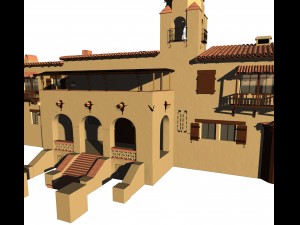 desert house 3Dモデル