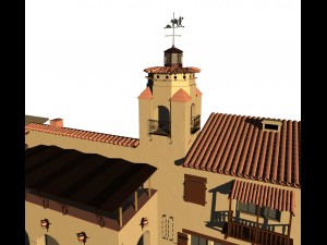 desert house 3Dモデル