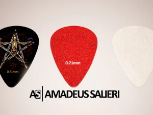 petik gitar Model 3D