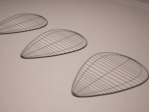 plettro per chitarra Modello 3D