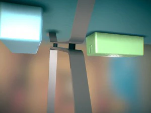 desk with chests 3D Model