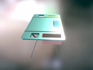 desk with chests 3D Model
