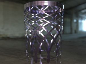 twisted table 3D Model