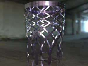 ツイストテーブル 3Dモデル