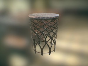 twisted table 3D Model