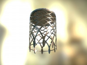 twisted table 3D Model