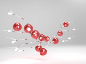 lamp with spikes 3D Model