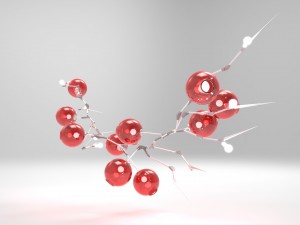 lamp with spikes 3D Model